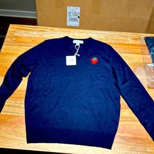 Club & Court V-Neck Dad Sweater 2 sweaters together